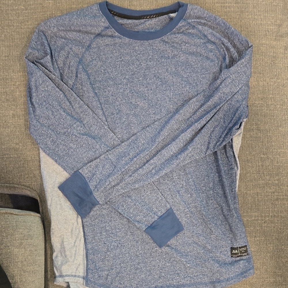 Oakley Heathered Blue Long Sleeve Tee